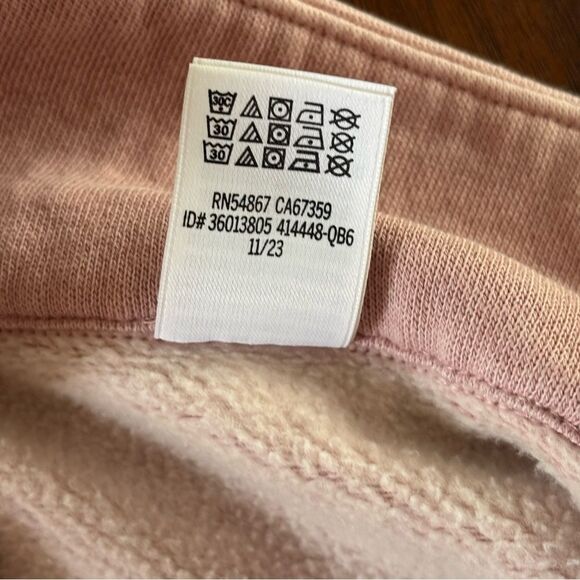 PINK Victoria's Secret Ivy Fleece Polo Sweatshirt, Wanna Be Pink, Small - Picture 10 of 11